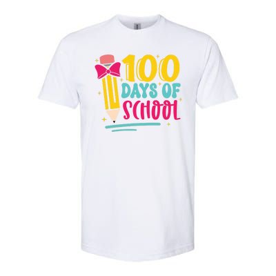 100 Days Of School Cute Education Softstyle® CVC T-Shirt