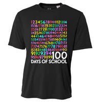 100th Day Of School Teacher 100 Days Math Numbers Cooling Performance Crew T-Shirt