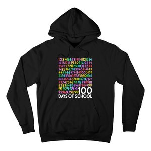 100th Day Of School Teacher 100 Days Math Numbers Hoodie