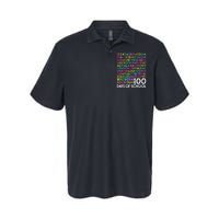 100th Day Of School Teacher 100 Days Math Numbers Softstyle Adult Sport Polo