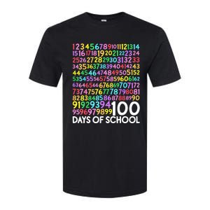 100th Day Of School Teacher 100 Days Math Numbers Softstyle CVC T-Shirt