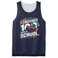 100 Days Of School Monster Truck T Rex Dinosaur Boy Mesh Reversible Basketball Jersey Tank