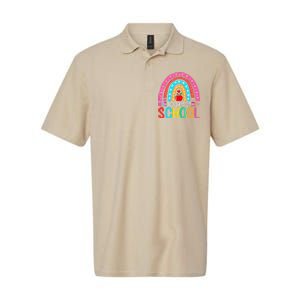 100 Days Of School Rainbow 100 Days Smarter Teacher Student Softstyle Adult Sport Polo