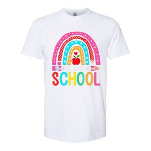 100 Days Of School Rainbow 100 Days Smarter Teacher Student Softstyle CVC T-Shirt