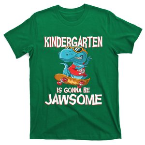 1st Day Of Kindergarten Is Gonna Be Jawsome Dinosaur Boy T-Shirt