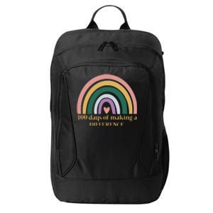 100 Days Of Making A Difference School Rainbow City Backpack