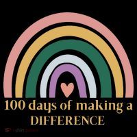 100 Days Of Making A Difference School Rainbow City Backpack