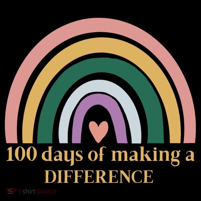 100 Days Of Making A Difference School Rainbow City Backpack