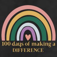 100 Days Of Making A Difference School Rainbow 15oz Campfire Ceramic Mug