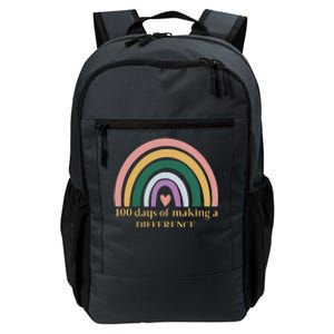 100 Days Of Making A Difference School Rainbow Daily Commute Backpack