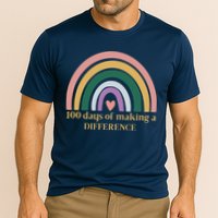 100 Days Of Making A Difference School Rainbow Performance Shirt