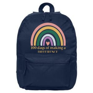 100 Days Of Making A Difference School Rainbow 16 in Basic Backpack