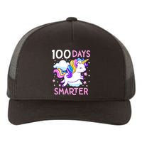 100th Day Of School Unicorn 100 Days Smarter Kindergarten Yupoong Adult 5-Panel Trucker Hat