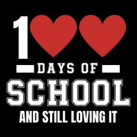 100 Days Of School Cute 100 Days Of School And Still Loving It Hearts 100th Day Drawstring Bag