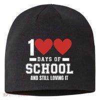 100 Days Of School Cute 100 Days Of School And Still Loving It Hearts 100th Day Sustainable Beanie