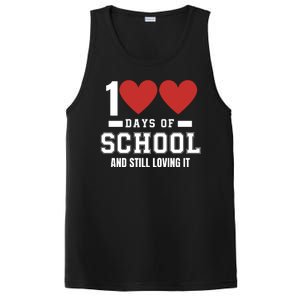 100 Days Of School Cute 100 Days Of School And Still Loving It Hearts 100th Day PosiCharge Competitor Tank