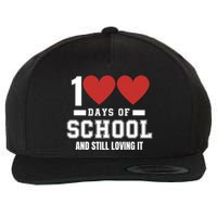 100 Days Of School Cute 100 Days Of School And Still Loving It Hearts 100th Day Wool Snapback Cap