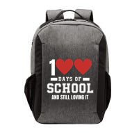 100 Days Of School Cute 100 Days Of School And Still Loving It Hearts 100th Day Vector Backpack