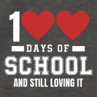 100 Days Of School Cute 100 Days Of School And Still Loving It Hearts 100th Day Vector Backpack