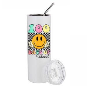 100 Days Of School Teacher 100th Day Of School Stainless Steel Tumbler