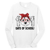 101 Days Of School Dalmatian Dog Teachers Gift Long Sleeve Shirt