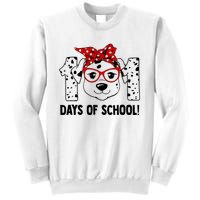 101 Days Of School Dalmatian Dog Teachers Gift Sweatshirt