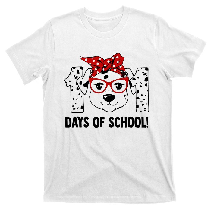 101 Days Of School Dalmatian Dog Teachers Gift T-Shirt