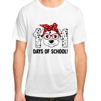 101 Days Of School Dalmatian Dog Teachers Gift Adult ChromaSoft Performance T-Shirt