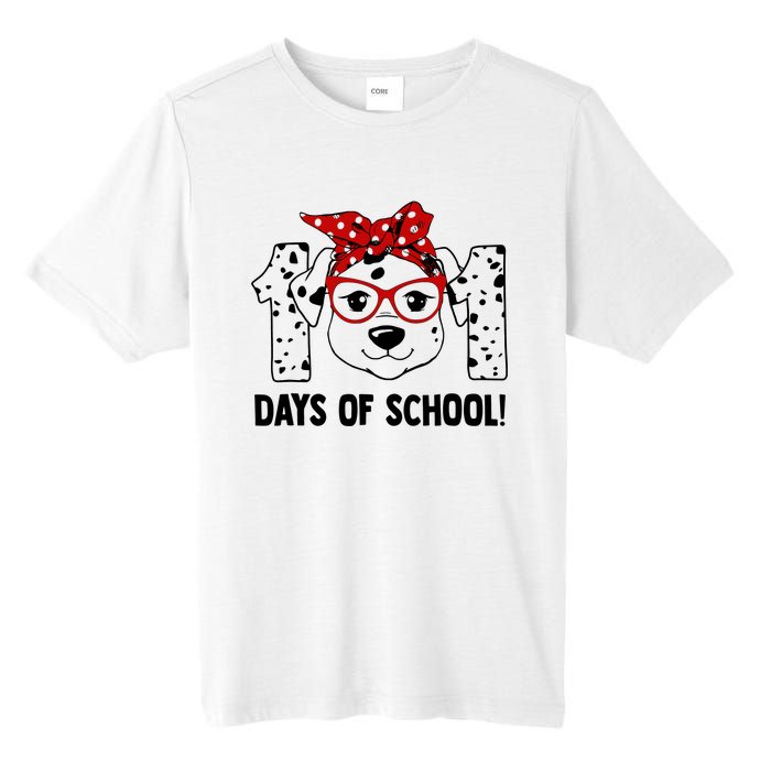 101 Days Of School Dalmatian Dog Teachers Gift Tall Fusion ChromaSoft Performance T-Shirt