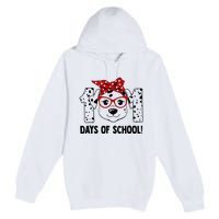 101 Days Of School Dalmatian Dog Teachers Gift Premium Pullover Hoodie