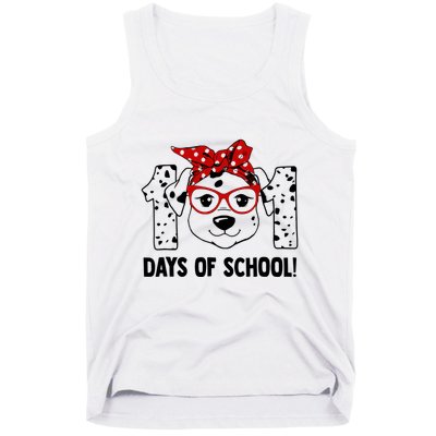 101 Days Of School Dalmatian Dog Teachers Gift Tank Top