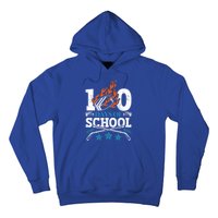 100 Days Of School Ice Hockey Game Sports Athletic Player Meaningful Gift Hoodie