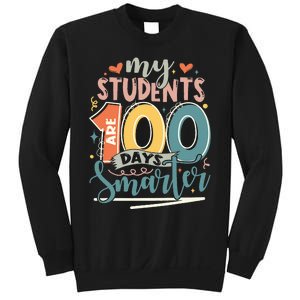 100th Day Of School My Students Are 100 Days Smarter Teacher Sweatshirt