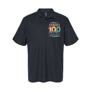 100th Day Of School My Students Are 100 Days Smarter Teacher Softstyle Adult Sport Polo