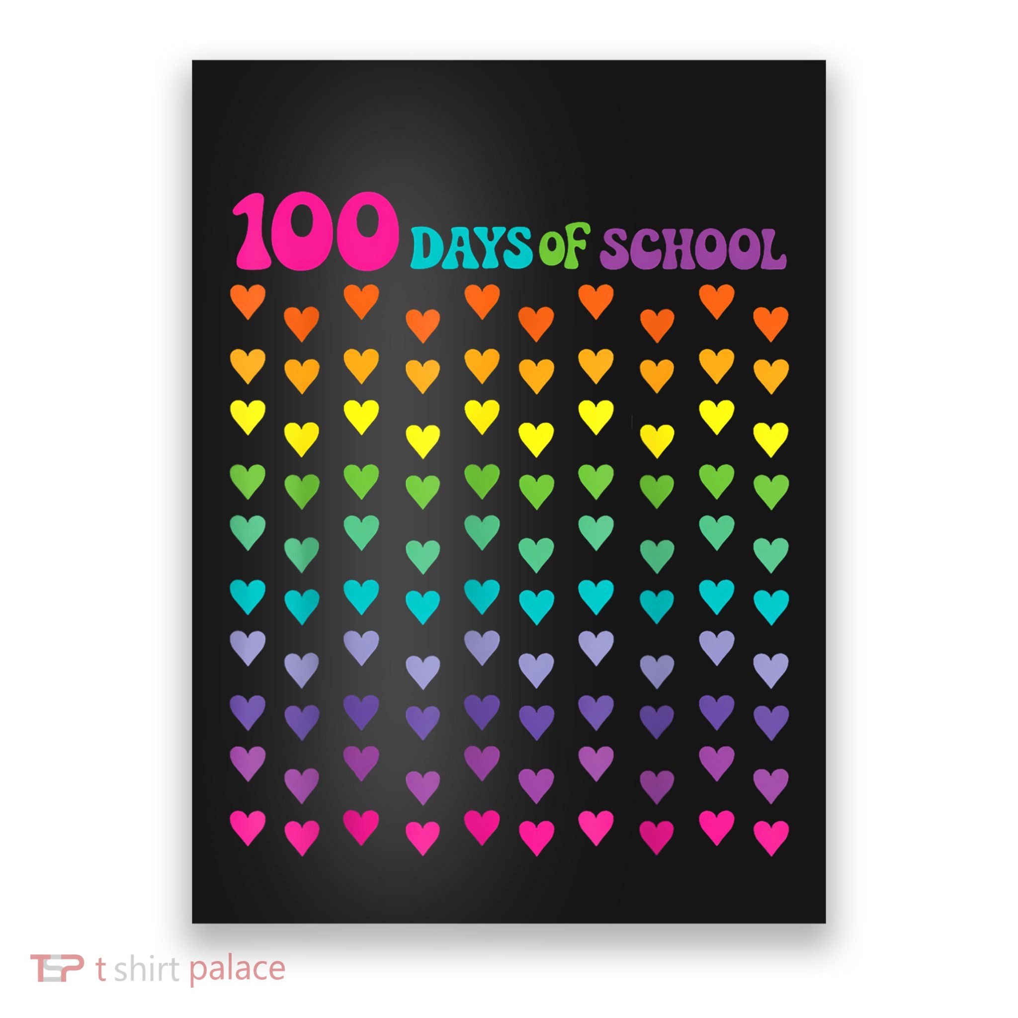 100th Day Of School Teacher 100 Days Math Numbers Poster