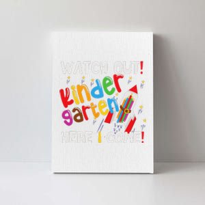 1st Day Of Kindergarten Funny Back To School Canvas