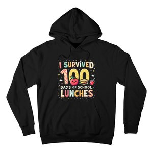 100 Days Of Lunch Woman School Cafeteria Worker Lunch Lady Gift Hoodie