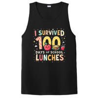 100 Days Of Lunch Woman School Cafeteria Worker Lunch Lady Gift PosiCharge Competitor Tank