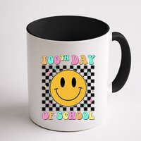 100th Day Of School Vibes Funny Smile Face 100 Days School Mug