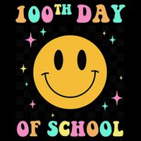 100th Day Of School Vibes Funny Smile Face 100 Days School 16 in Basic Backpack