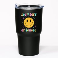 100th Day Of School Vibes Funny Smile Face 100 Days School Tumbler