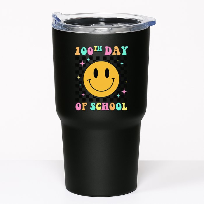 100th Day Of School Vibes Funny Smile Face 100 Days School Tumbler