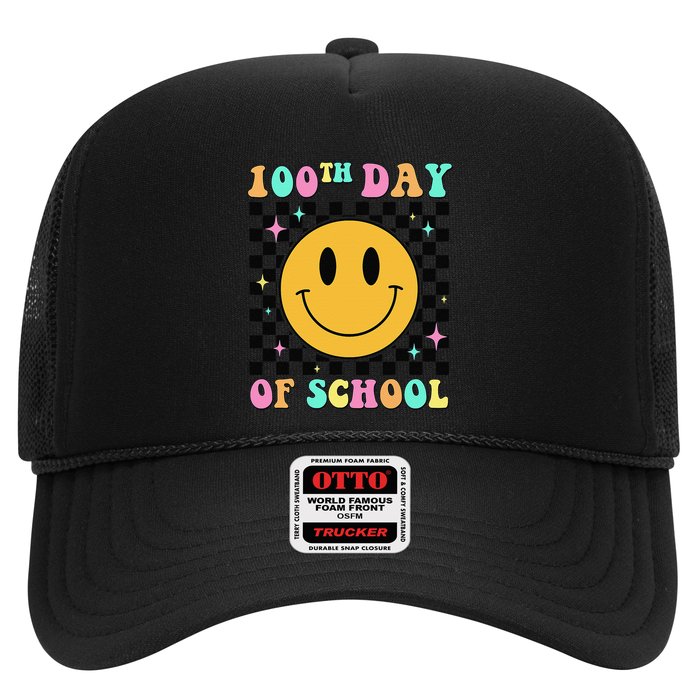 100th Day Of School Vibes Funny Smile Face 100 Days School Hat