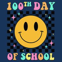 100th Day Of School Vibes Funny Smile Face 100 Days School Infant Baby Jersey Bodysuit