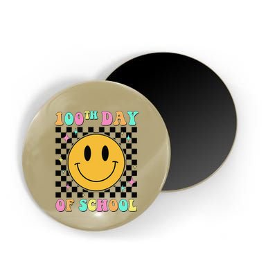 100th Day Of School Vibes Funny Smile Face 100 Days School Magnet