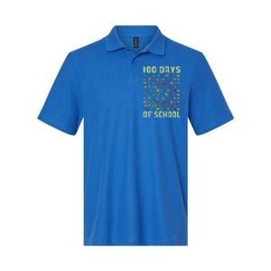 100 Days Of School Dinosaur Softstyle Adult Sport Polo