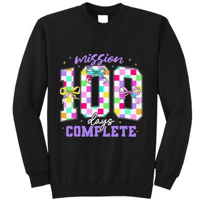 100 Days Of School Teacher Retro Girl 100th Days Of School Sweatshirt