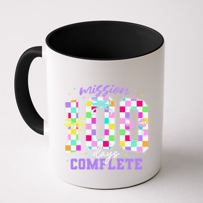 100 Days Of School Teacher Retro Girl 100th Days Of School Mug
