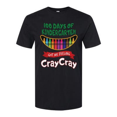 100 Days Of Kindergarten Got Me Feeling Cray Cray Softstyle® CVC T-Shirt