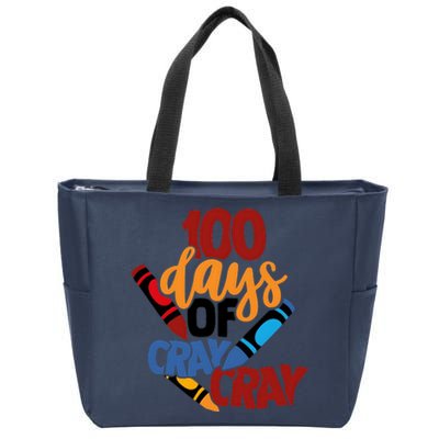 100 Days Of Cray Cray Kindergarten Teacher Zip Tote Bag